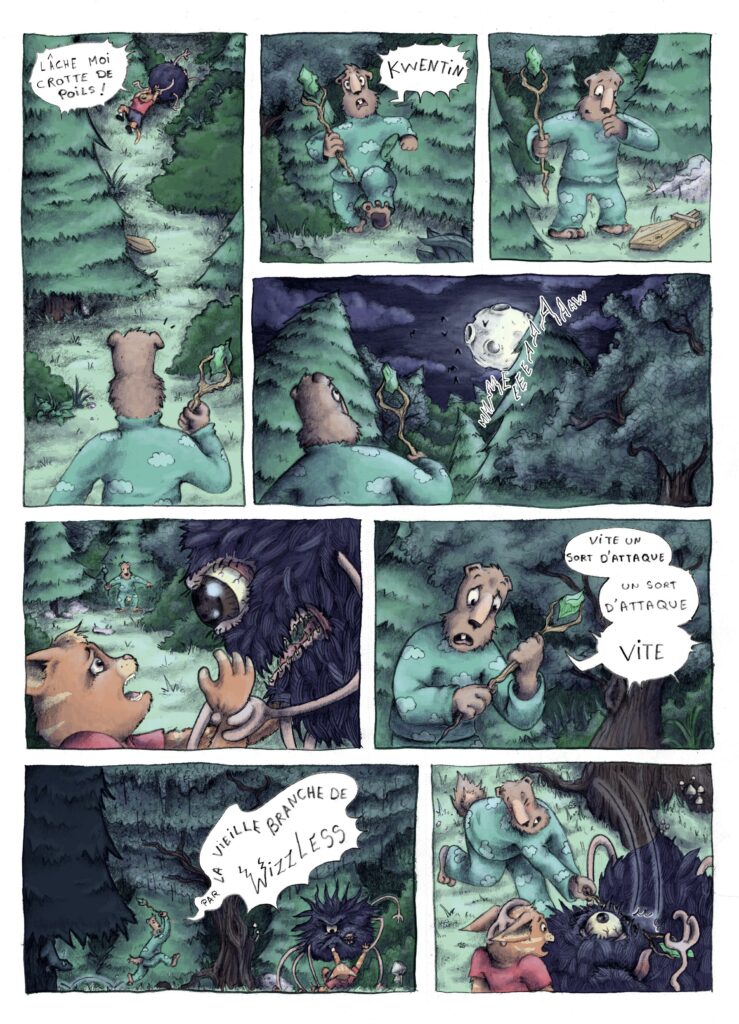 Chavalier kwentin page 09 par Yakabee