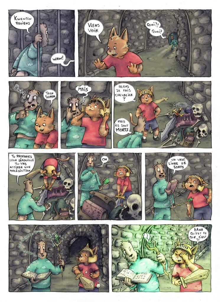 Chavalier Kwentin page 11 par Yakabee
