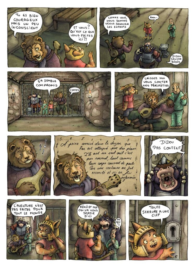 Chavalier Kwentin page 16 par Yakabee